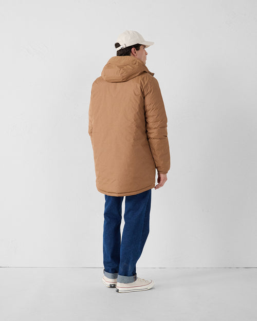Long reversible jacket Red sugar/beige Assen - JOTT UK - 3
