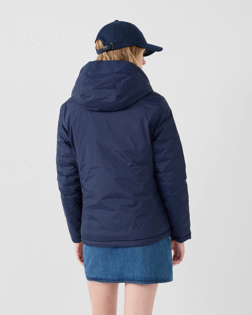 Reversible jacket Navy/petal pink Bergame - JOTT UK - 4