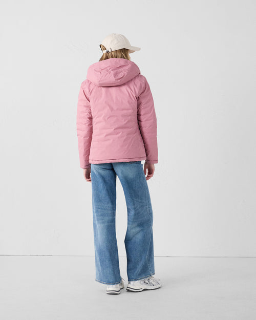 Reversible jacket Antique pink/black cherry Bergame - JOTT UK - 4