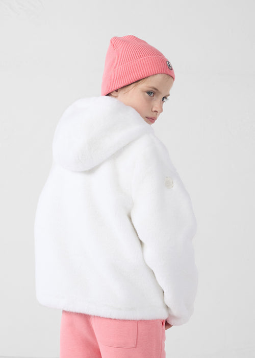 fake fur coat White Brana - JOTT UK - 4