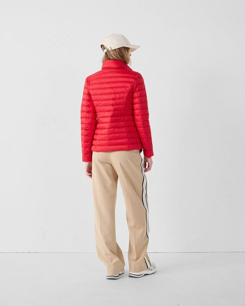 Light down jacket Carmine red Cha - JOTT UK - 4