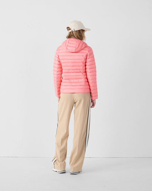 Lightweight hooded down jacket Vibrant fuchsia Cloe - JOTT UK - 4