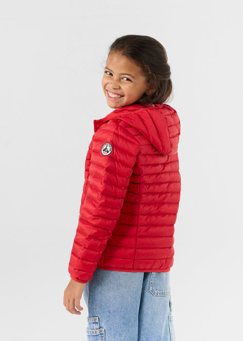 Light hooded down jacket Carmine red Hugo - JOTT UK - 4