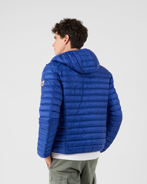 Lightweight Hooded Down Jacket Cobalt Blue Nico - JOTT UK - 4