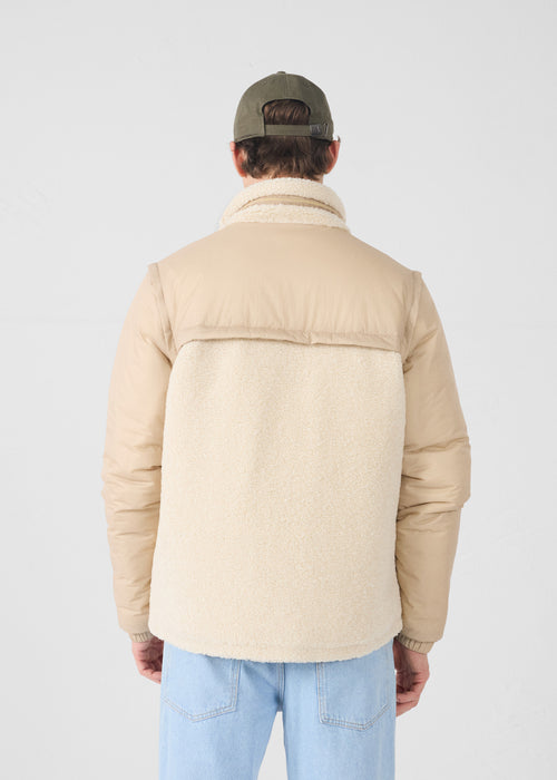 Natural sherpa down jacket Oleg - JOTT UK - 4