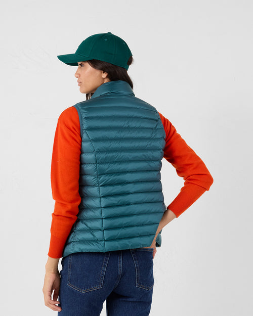 Lightweight Sleeveless Down Jacket Dark Marsh Seda - JOTT UK - 4