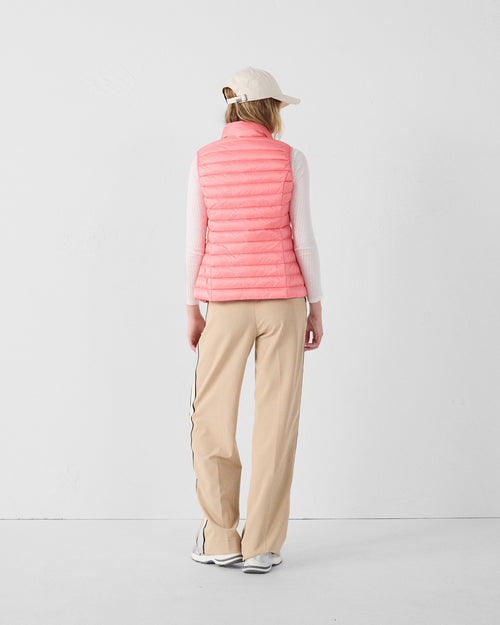 Lightweight Sleeveless Down Jacket Vibrant Fuchsia Seda - JOTT UK - 4