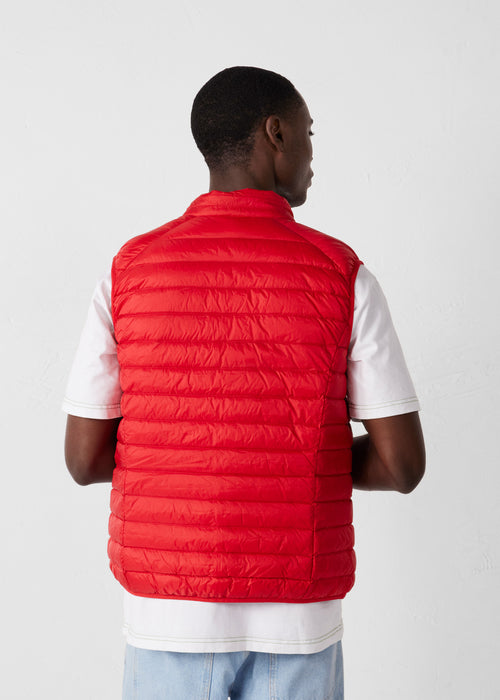 Sleeveless down jacket Carmine red Tom - JOTT UK - 4