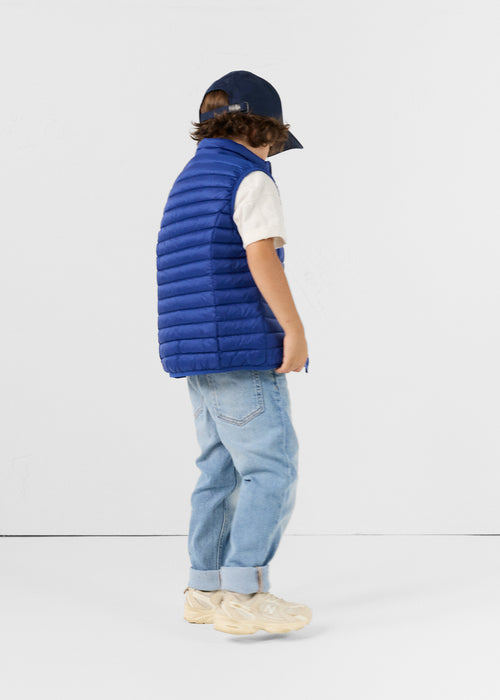 Sleeveless down jacket Cobalt blue Zoe - JOTT UK - 4