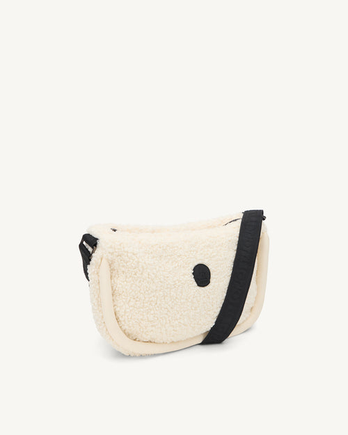 Chiara sherpa handbag Ivory - JOTT UK - 2
