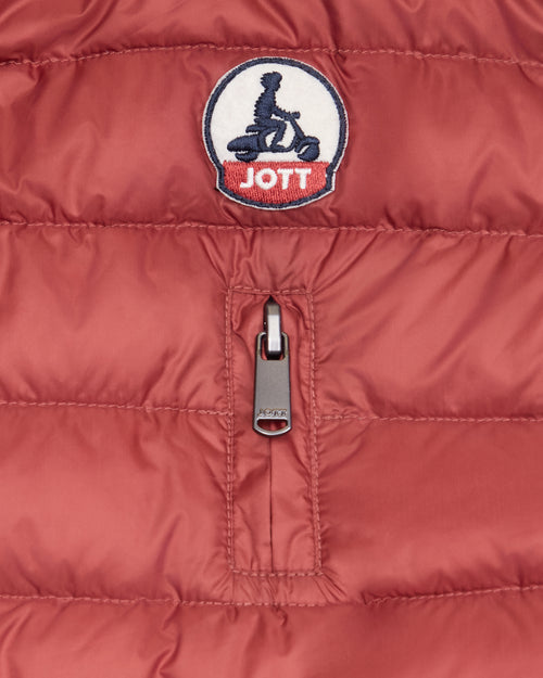 Tobbie down jacket for dogs Intense rust - JOTT UK - 2