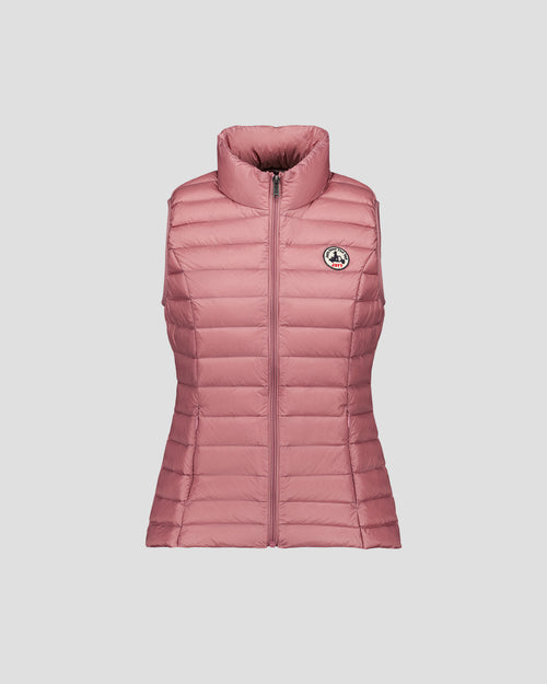 Lightweight Sleeveless Down Jacket Antique Pink Seda - JOTT UK - 2