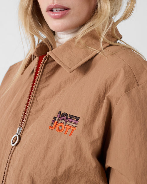 Bomber jacket Brown Sugar/Flame Red Becky - JOTT UK - 5