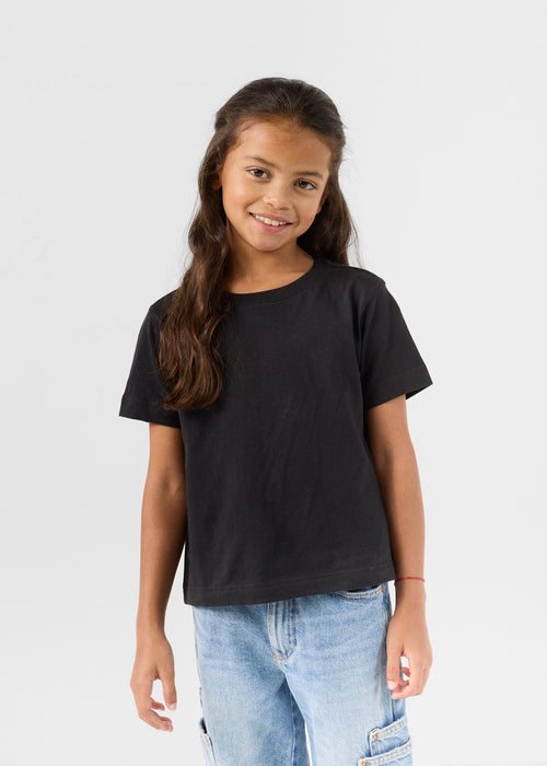 Round-neck T-shirt Black Pio - JOTT UK - 3