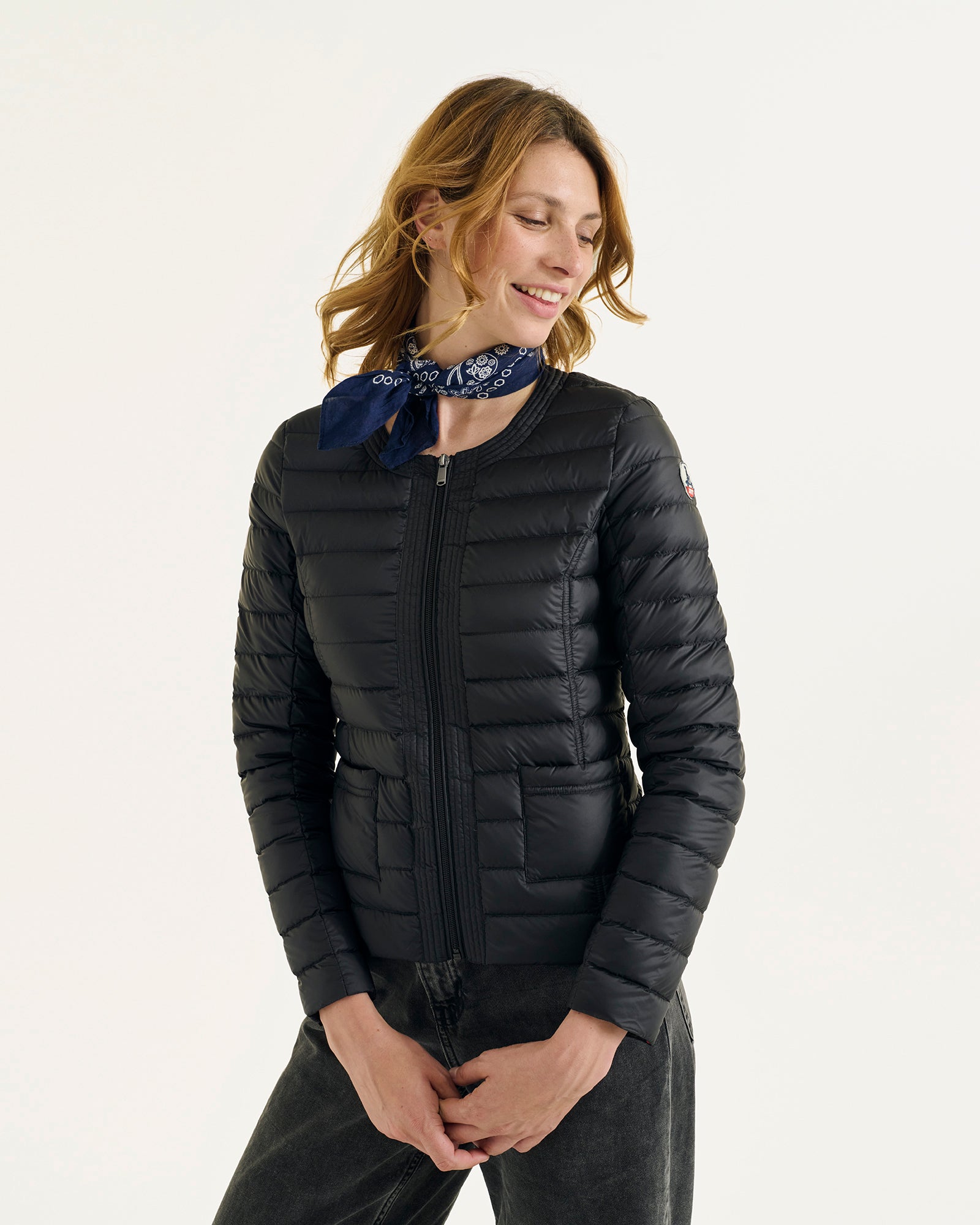 正規品　JOTT Doudou Light Weight Down Jacket Lightweight down jacket Black Douda – JOTT UK