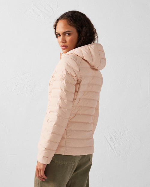 Peach skin Stretch hooded jacket Salma - JOTT UK - 4
