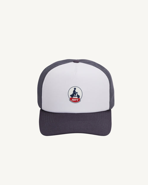 Sail two-tone mesh cap Navy/White/Navy - JOTT UK - 2