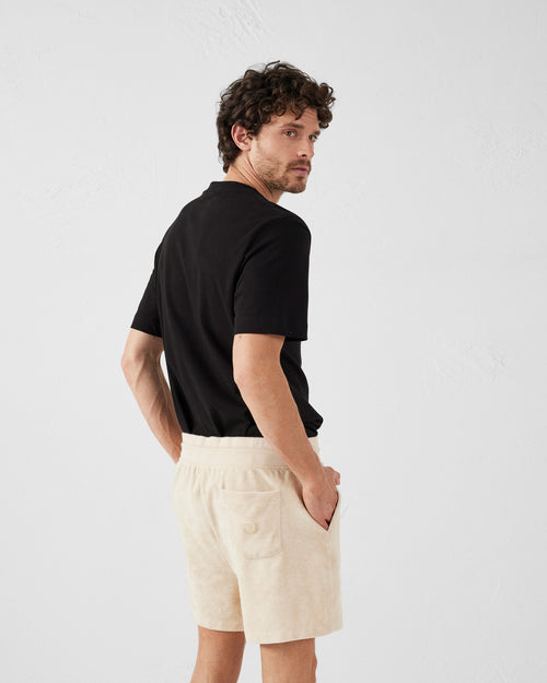 Bleached sand Towelling shorts Eagle - JOTT UK - 4
