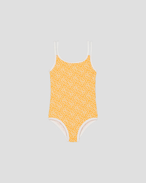 Mono sunflower swimsuit Milla monogram - JOTT UK - 2