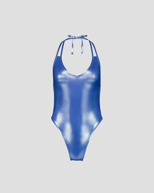 Mystical blue one-piece swimsuit Ella - JOTT UK - 2