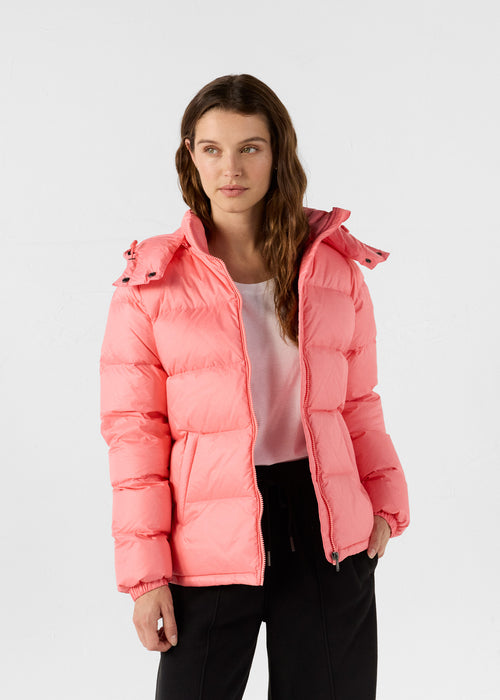 Great Cold jacket puffer Fuchsia vibrant Prague - JOTT UK - 3