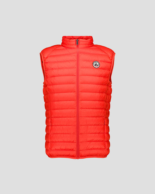 Sleeveless down jacket Flame red Tom - JOTT UK - 2