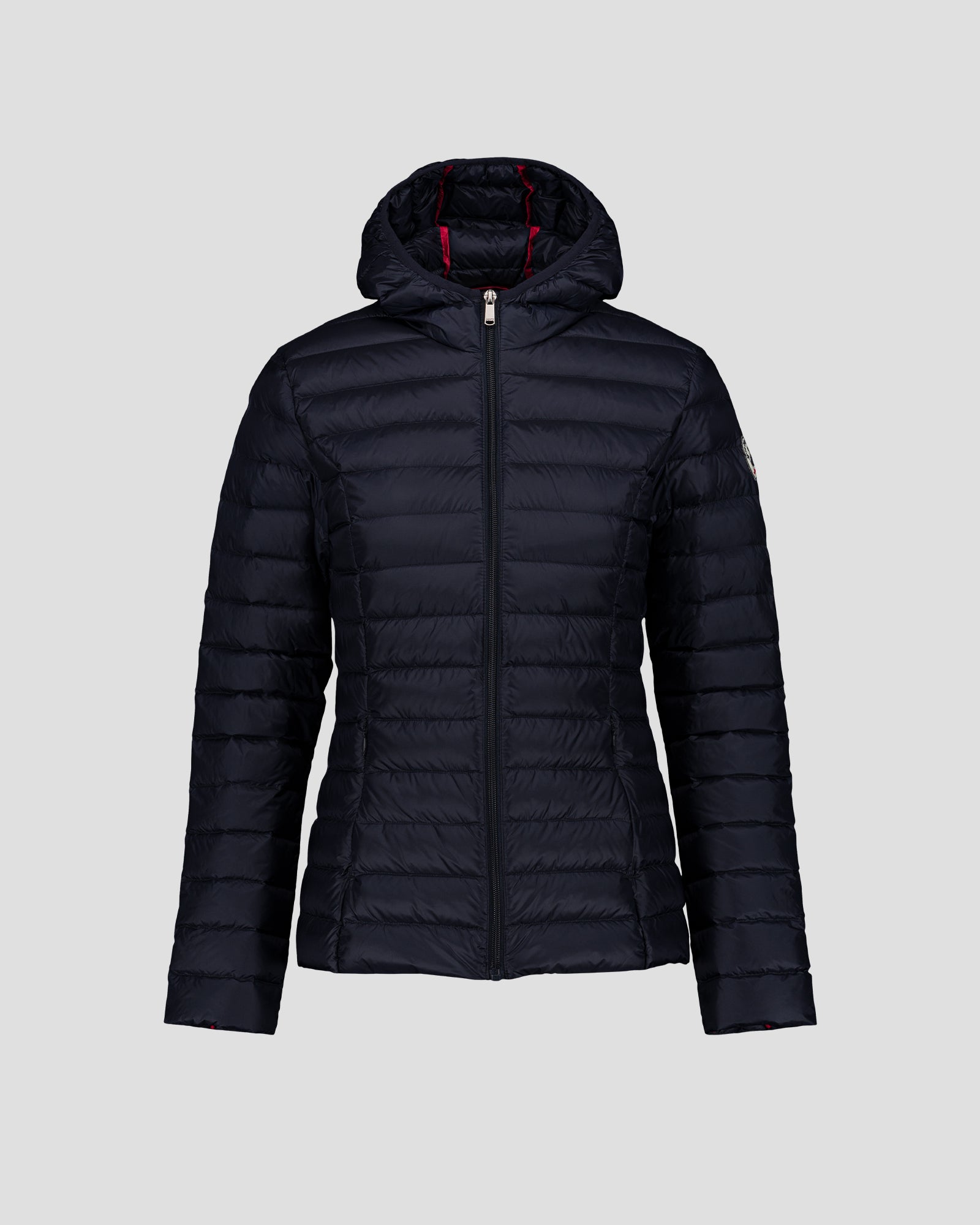 Lightweight hooded down jacket Navy Cloe – JOTT UK