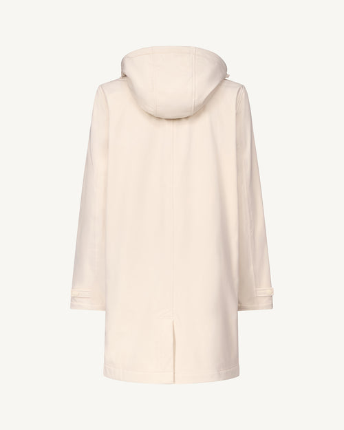 Corinthe 2.0 waterproof jacket with detachable hood Ivory - JOTT UK - 3