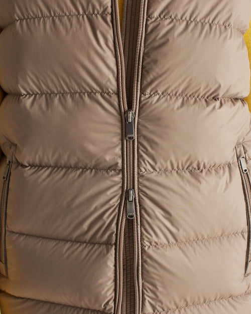 Manon long sleeveless down jacket Taupe - JOTT UK - 3