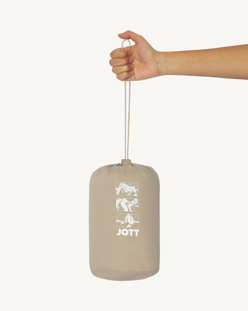 Beige Arafo stretch sleeveless puffer jacket - JOTT UK - 4