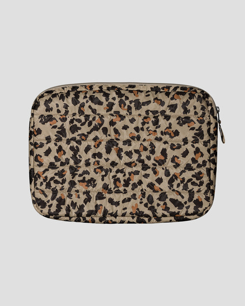 Laptop Case Leopard beige Hateya print - JOTT UK - 3