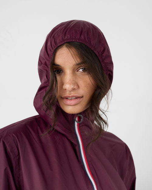 Raincoat Black cherry Kilmory - JOTT UK - 5