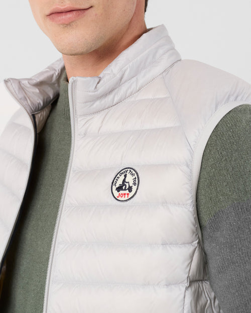 Sleeveless down jacket Ice grey Tom - JOTT UK - 4