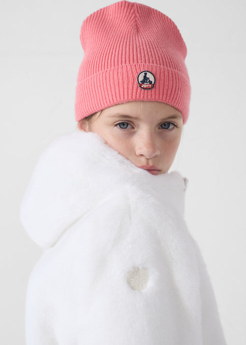 Vibrant pink Beanie kid Noah 2.0 - JOTT UK - 2