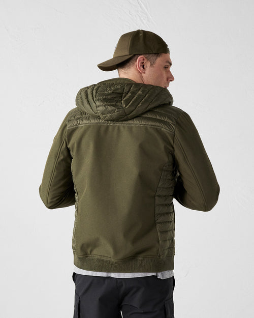 Army Paco 2.0 bi-fabric softshell jacket - JOTT UK - 4