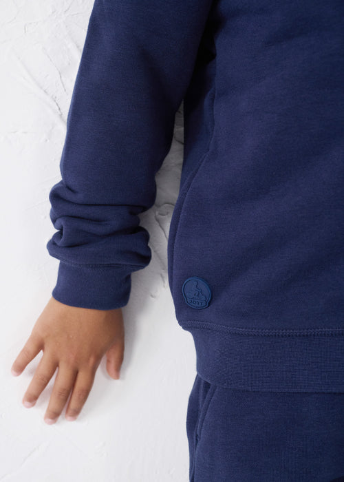 Hoodeded zipped jacket Navy Arie - JOTT UK - 5