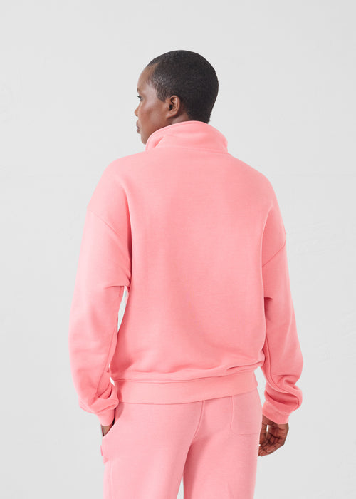 Half-zip sweatshirt Vibrant fuchsia Line - JOTT UK - 3