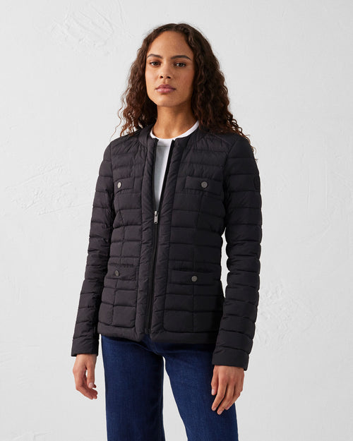 Black Light stretch padded jacket Ingrid - JOTT UK - 2