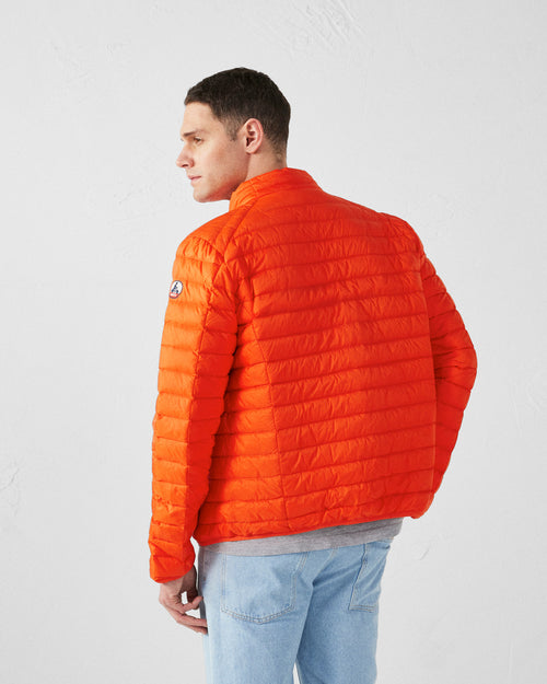 Flame red Lightweight down jacket Mat - JOTT UK - 4
