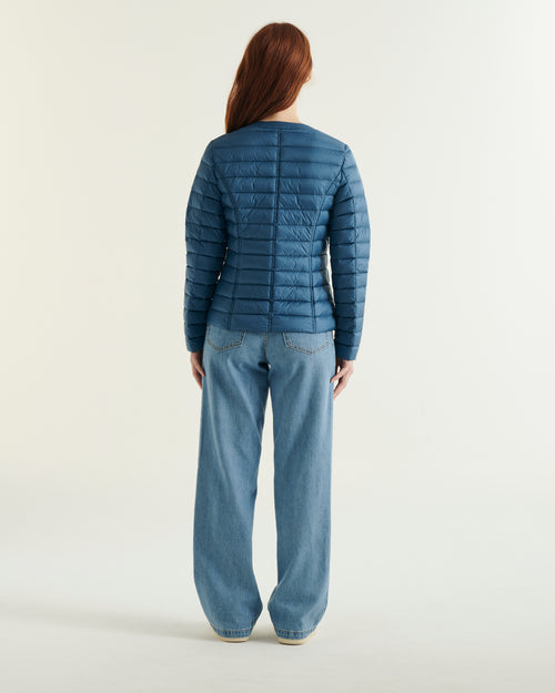 Blue jean Douda lightweight puffer jacket - JOTT UK - 3