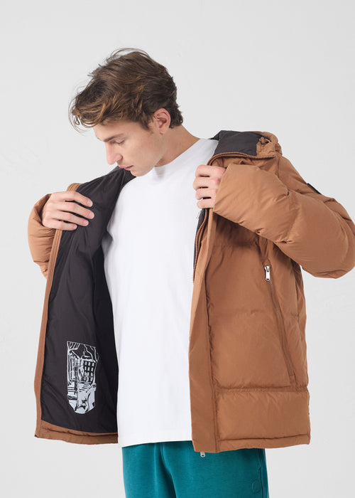 Great Cold puffer jacket Brown Sugar Sanji - JOTT UK - 5