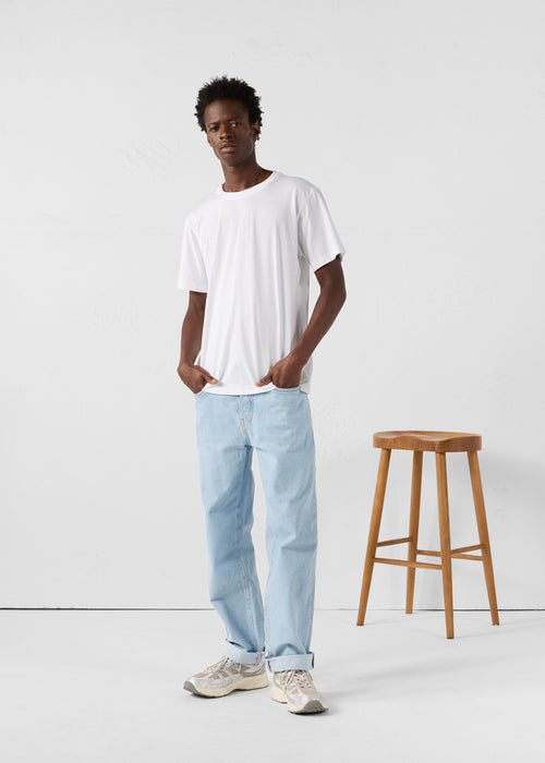 Round-neck Tshirt White Petro - JOTT UK - 3