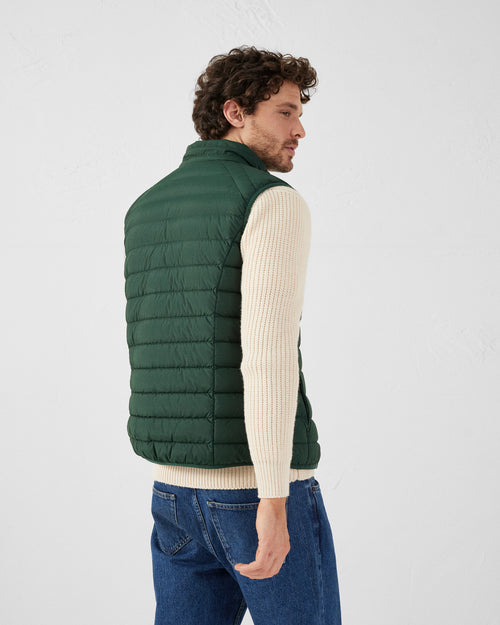 Deep forest Arafo stretch sleeveless puffer jacket - JOTT UK - 4