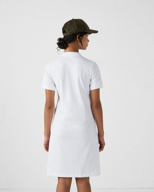 White Polo dress Blondie - JOTT UK - 3