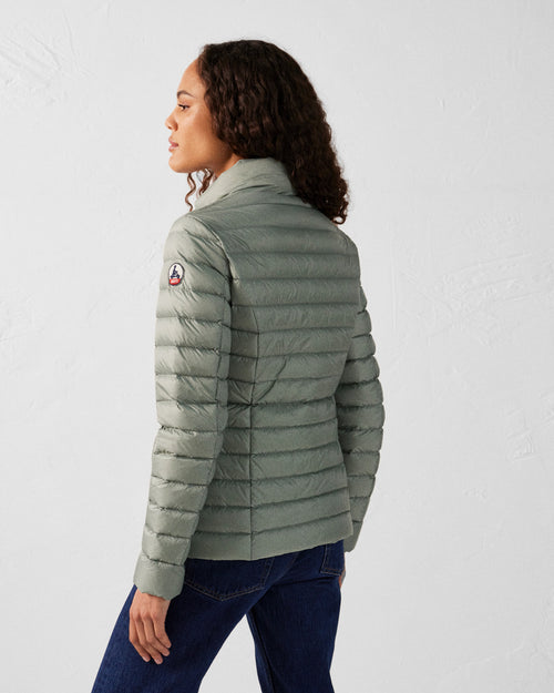 Lightweight down jacket Mineral green Cha - JOTT UK - 4
