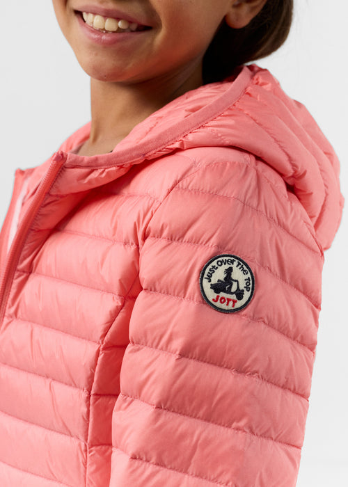 Lightweight hooded  jacket Vibrant fuchsia Carla - JOTT UK - 5