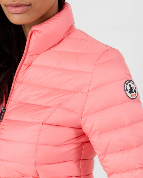 Light down jacket Vibrant fuchsia Cha - JOTT UK - 5