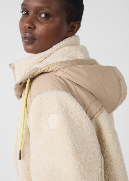 Tailor coat sherpa Natural Ivana - JOTT UK - 5