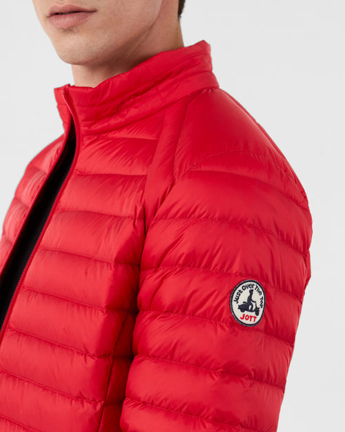 Lightweight Jacket Carmine Red Mat - JOTT UK - 5