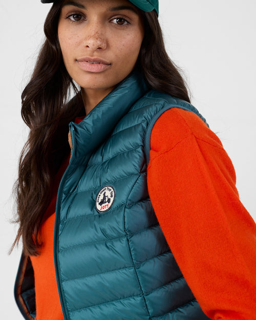 Lightweight Sleeveless Down Jacket Dark Marsh Seda - JOTT UK - 5